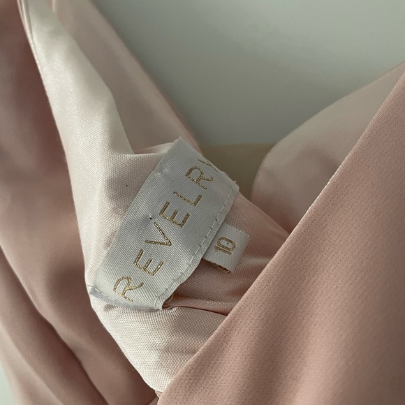 Revelry Camilla Crepe Maxi Dress Bridesmaid Petal Pink - Picture 5 of 8